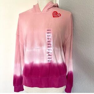 Wild Fox Soft Pink Ombré pullover sweater
